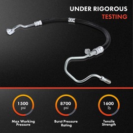 A-Premium Power Steering Hose Pressure Line Hose Assembly Compatible with Ford Mustang 2003-2004, V8 4.6L DOHC