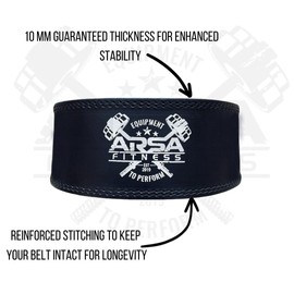 Arsa Fitness Weight Lifting Lever Belt | Lever Adjustable - Strongman (Small)