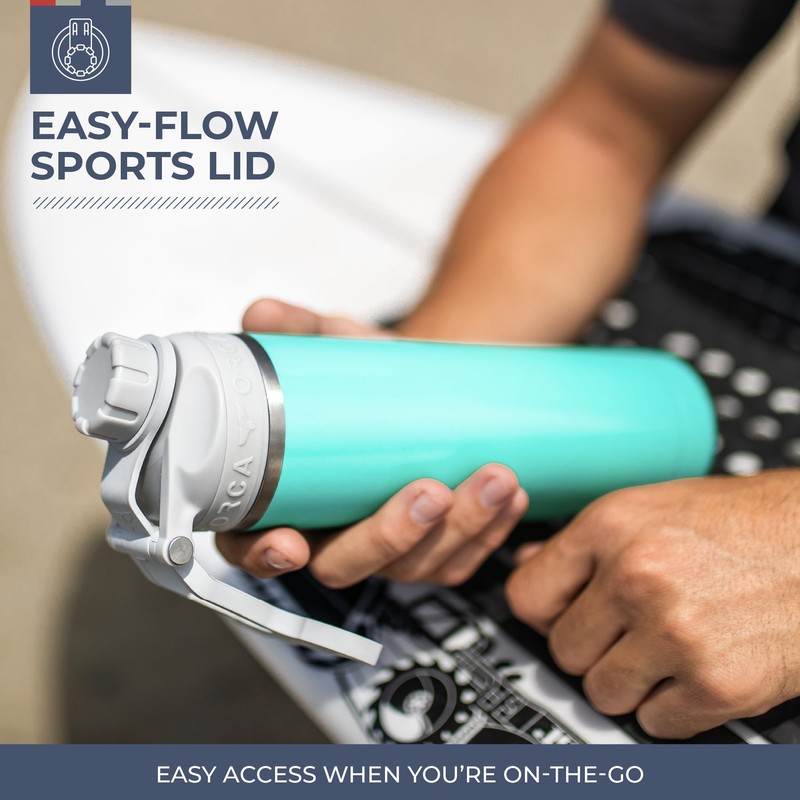 ORCA Hydra 22oz | Insulated, Stainless Steel Water Bottle with