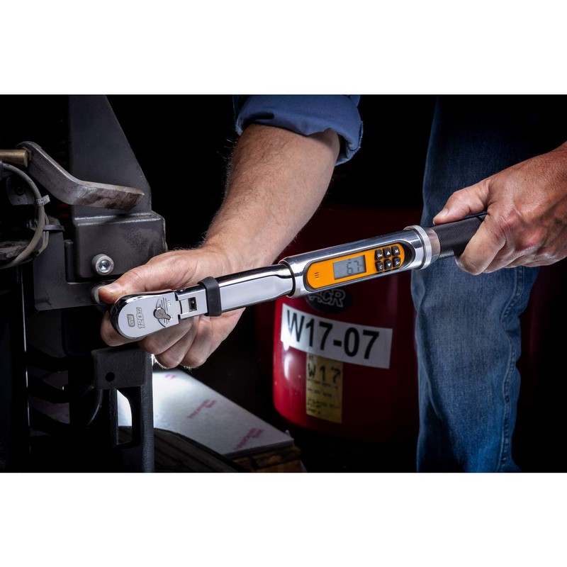 GEARWRENCH Flex Head Electronic Torque Wrench with Angle