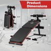 KOTEK Sit Up Bench, Foldable & Adjustable Ab Workout Equipment