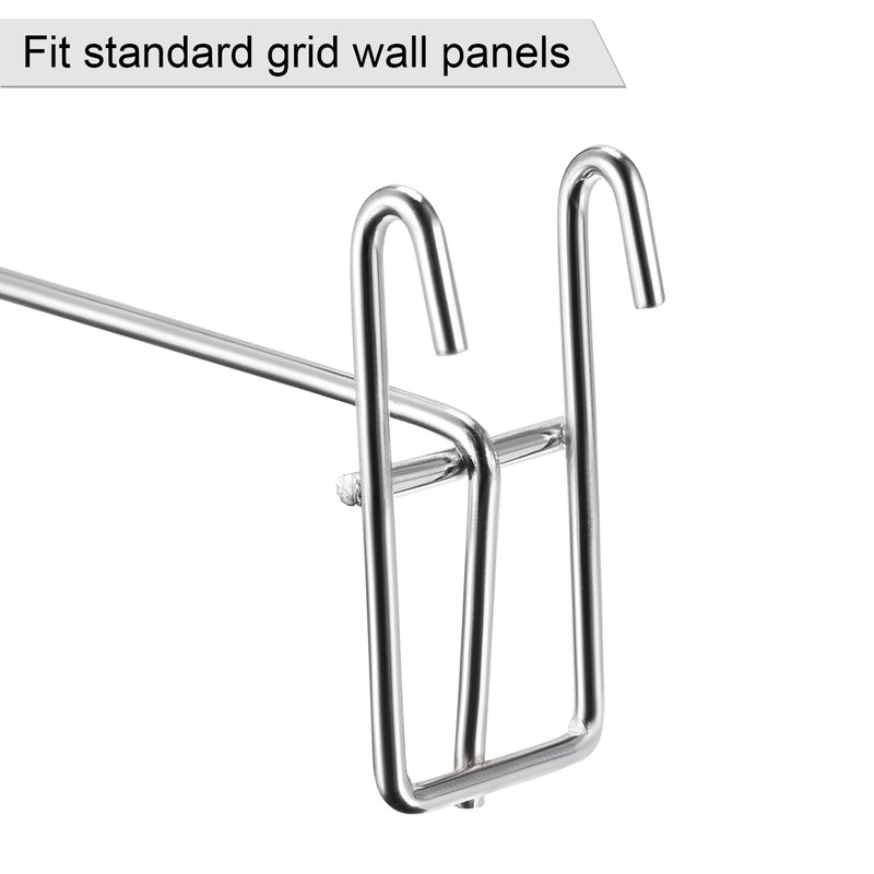 sourcing map Grid Wall Hooks Store Garage Storage Wall Organizers