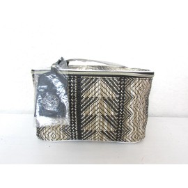 Estée Lauder Estee Lauder Straw Maldives Tan Train Cosmetic Makeup Case Bag large travel new