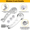 Sliver Billet Aluminum 4 1/4 Window Crank Handle For Hot