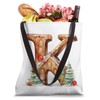 Monogrammed Christmas Initial K Gingerbread Cookie Letter K Tote Bag