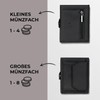 Lederhand Neo Wallet, black, Mini coin compartment