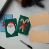 100 Pcs Blank Kraft Message Cards 8.8x5.4CM - Message Cards