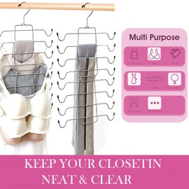 MUYIBENMU Bra and Tank Top Closet Organiser Hangers, 2-Pack