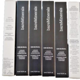 bareMinerals Original Liquid Mineral Concealer 0.2 fl oz NIB - DARK/DEEP 5.5N