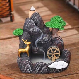 Harugio Incense Burner, Stylish Backflow Incense Burner, Backflow Incense Burner, Incense Burner, Incense Holder, Interior, Cute, Retro Incense Plate, Incense Holder, Incense Holder, Incense Holder,