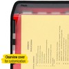 Five Star 72705 Carpeta archivadora expansible de 7 bolsillos personalizables,