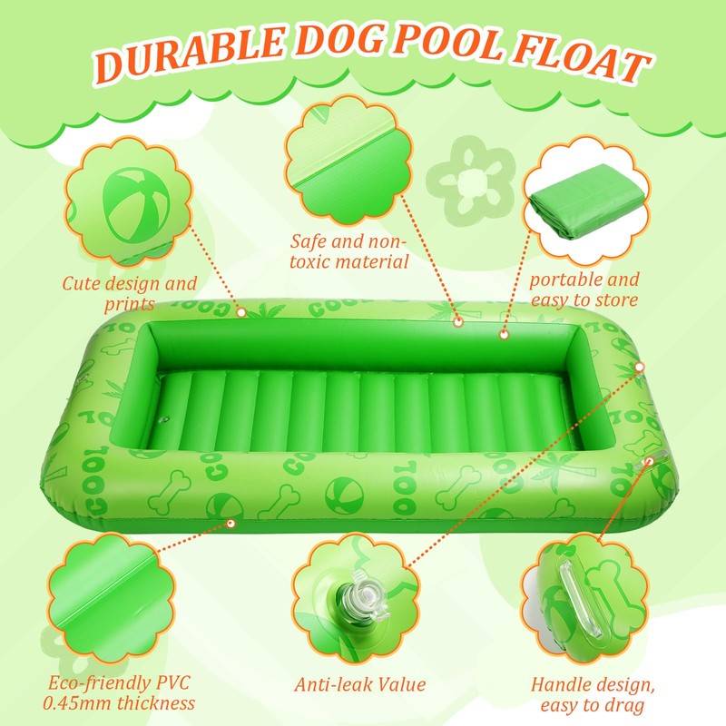 JellyArch Dog Float for Pool Inflatable Dog Pool Float for