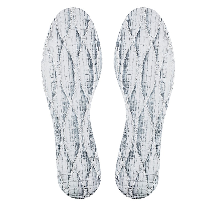 Thermal 100% Pure New Wool Insoles With Aluminium Layer Size: