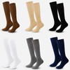 feifanshop 6 Travel Socks Support Stockings Compression Stockings Knee Socks