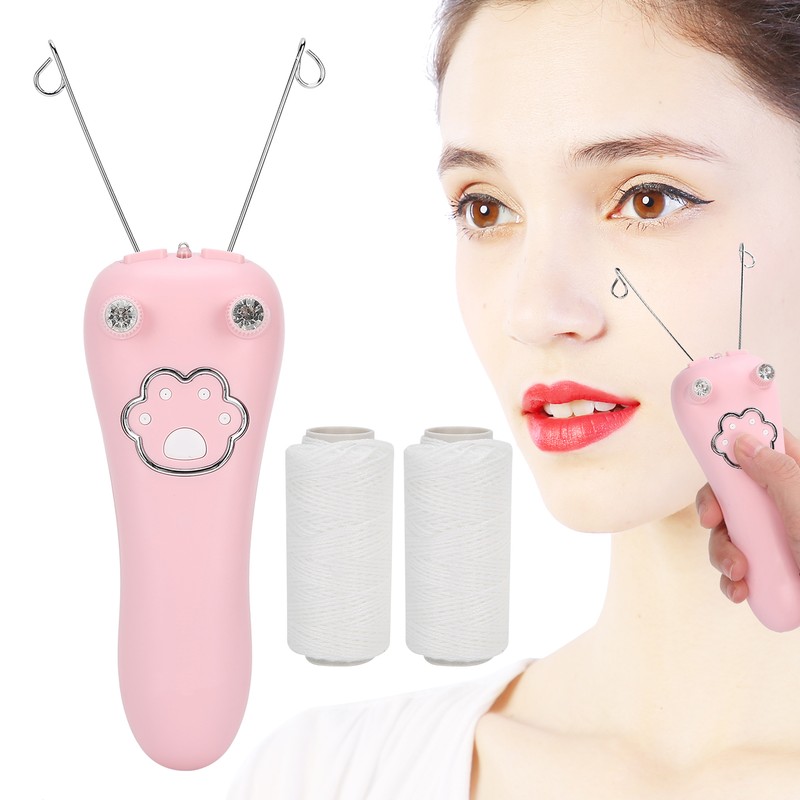 USB Charging Electric Cotton Thread Epilator Facial Body Hair Removal