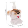PACKOVE 1Pc Lovely Dog Shape Portable Lotion Storage Bottle Versatile
