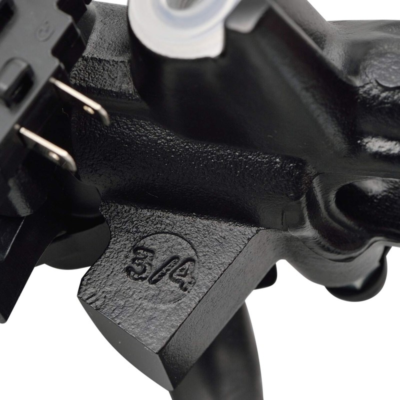 デイトナ(Daytona) NISSIN(ニッシン) バイク用 ラジアル クラッチマスターシリンダー 縦型 φ19 (横型 19mm相当) ブラックボディ/バフクリアーレバー