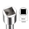 sourcing map Electrical Cabinet Key 8mm Zinc Alloy Square Water