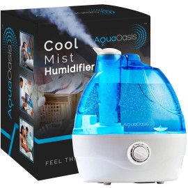 AquaOasis® Cool Mist Humidifier (2.2L Water Tank) Quiet Ultrasonic Humidifier...