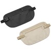 2pzs Cinturón de Viaje Antirrobo y Cangurera Deportiva para Hombre