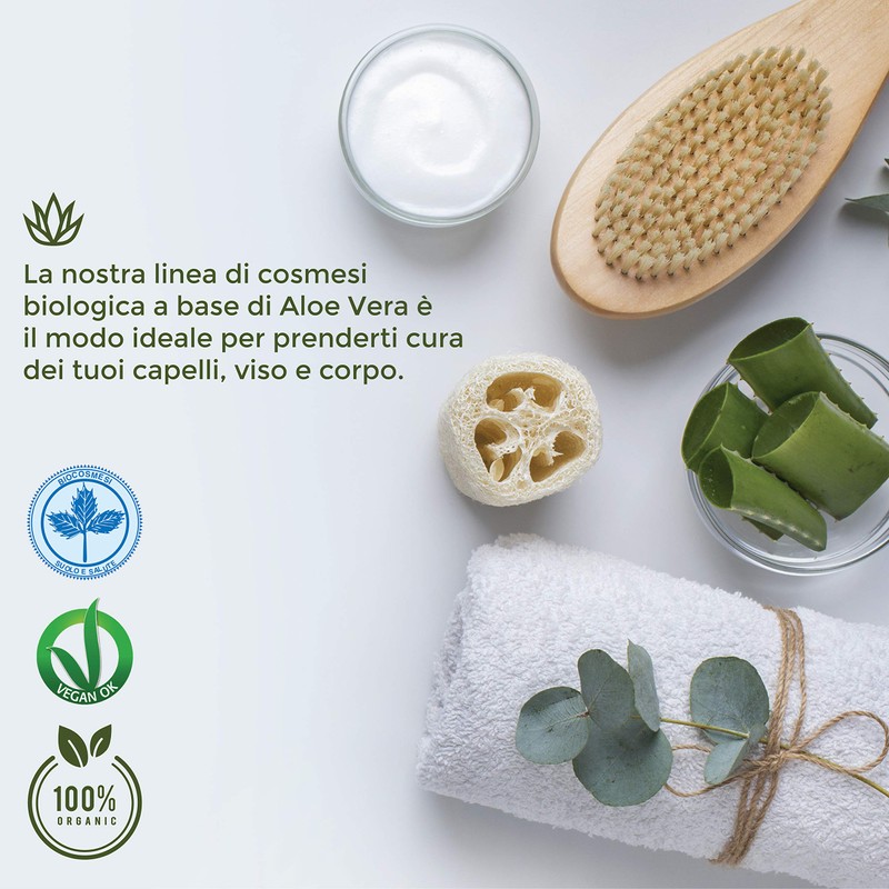 Benessence - Anti-Dandruff Shampoo with Organic Aloe Vera - 250