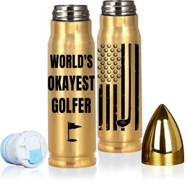 RHONGE Golf Gifts For Men, Funny Golfs Present For Men Dad Him, Golf Tumbler 17 Oz, Christmas Father's Day Valentine's Day Birthday Gifts For Husband From Wife, Bullet Travel Coffee Tumbler