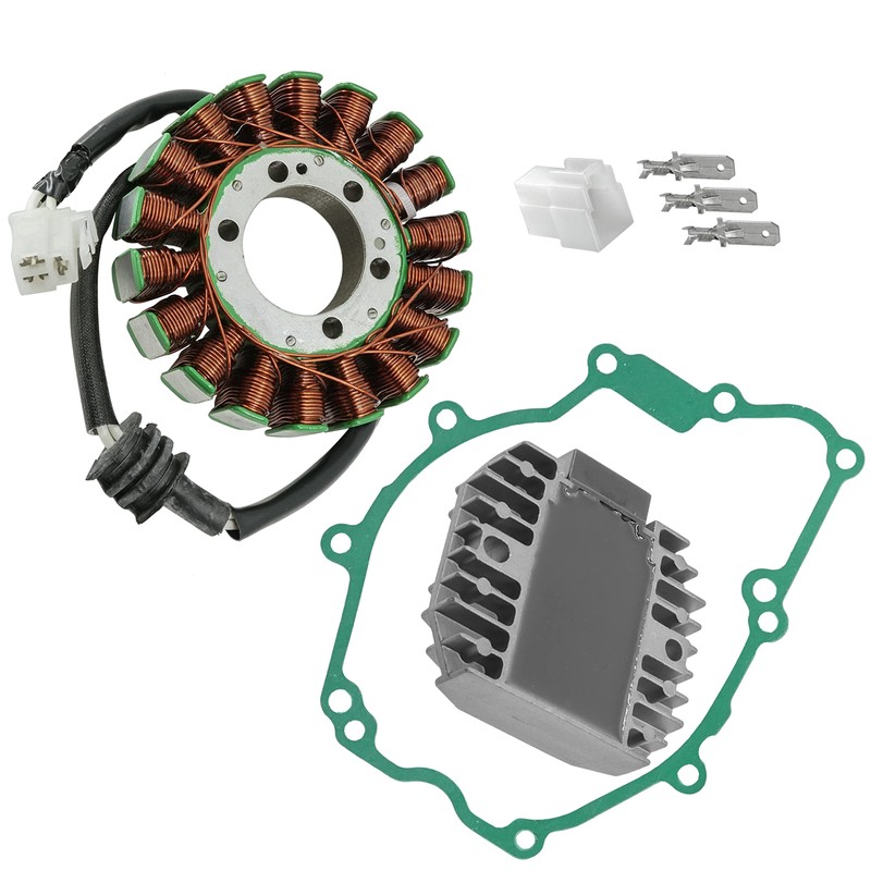 Caltric Stator & Regulator Rectifier with Gasket Compatible with Yamaha