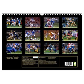 American Football - Taktik und Athletik (Wandkalender 2026 DIN A3 quer), CALVENDO Monatskalender