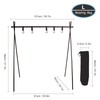Outdoor Cookware Hanging Rack Triangular Pot Pan Camping Light Tools