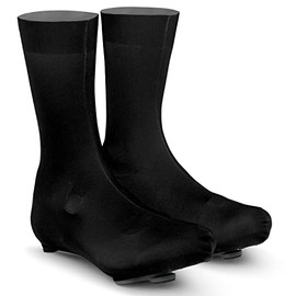 GripGrab Unisex 2nd Generation Raceaero Tt Raceday Lycra Cover 2 Lightweight Aerodynamic Cycling Road Bike Aero Overshoes, Black, S UK