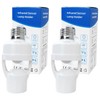 Qblahip 2X Motion Activated Light Sockets, E26/E27 Screw in Add