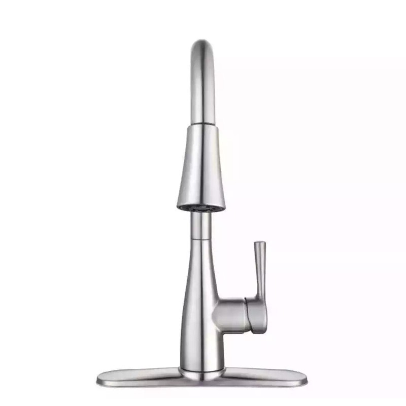 Glacier Bay Sadira Pull-Down Sprayer Kitchen Faucet in Stainless Steel