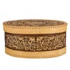 Bread and Salt Design Birch Bark Bread Box, Large Capacity