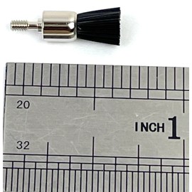 Stoddard 100pc Stoddard Pencil Brush Nylon Black KS/BNSC