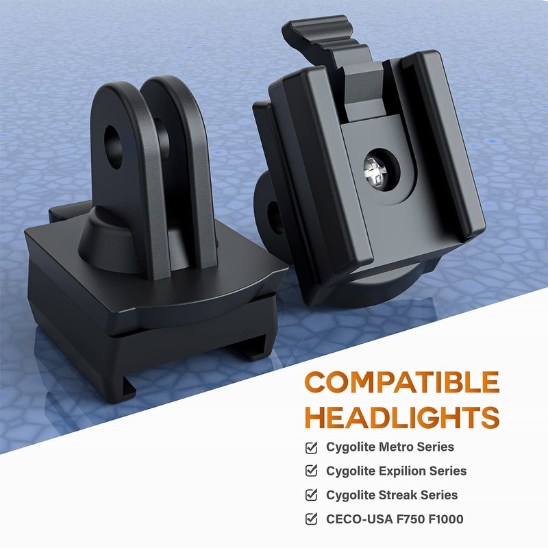 TUSITA Go'Pro Mount Adapter Compatible with Cygolite Metro, Expilion, Streak