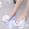 Non-slip foot brush pad blue, 160g, 1 piece, 1 piece / 미끄럼방지 풋브러쉬 패드 블루, 160g, 1개, 1개입
