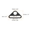 QUARKZMAN Triangle Buckle Adjuster, Pack of 10 2 Inch Triangle