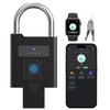 Fingerprint Padlock,Heavy Duty Smart Padlock with Key, Waterproof Bluetooth App