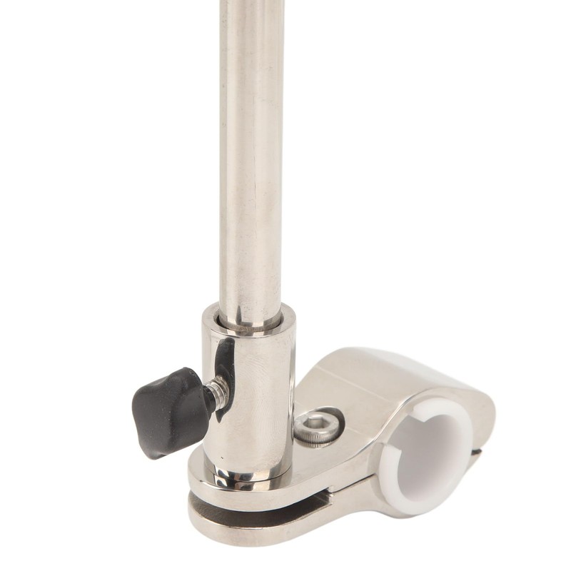 Boat Flag Pole Mount, Stainless Steel Marine Grade Rail Mount