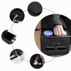 Frtcaty Black Universal Truck Seat/Bench Organizer with LED Light, USB