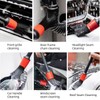 5 Piece Car Detail Brush Interior Cleaning Set Comes with