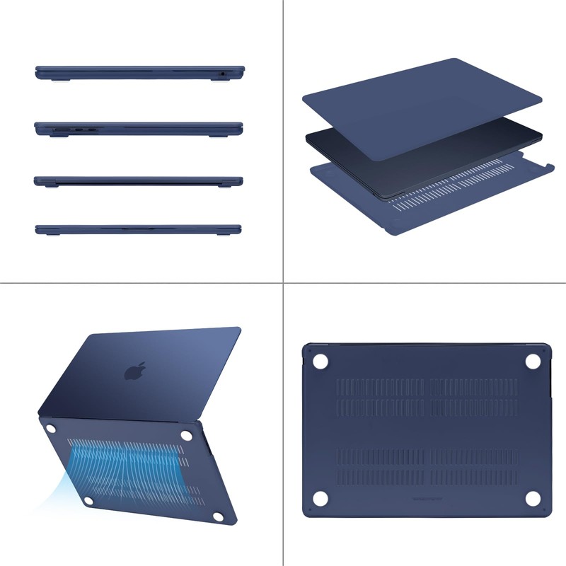 MOSISO Compatible with MacBook Air 15 inch Case M4 M3
