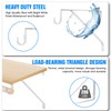 Pisman 10 Inch Heavy Duty Closet Rod Bracket Adjustable 2-Pack,