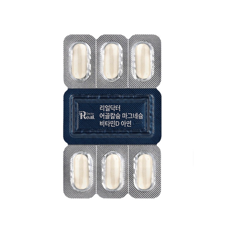 Real Doctor Fish Bone Calcium Magnesium Vitamin D Zinc 1,000mg