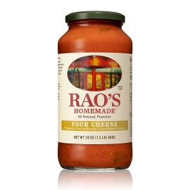 Rao's Homemade All Natural Premium Four Cheese Pasta Sauce, 24-Ounce (Pack of 3)