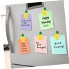 Garneck Office Decor 10pcs Refrigerator Magnets Pineapple Refrigerator Magnets Fruit