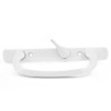 DECEBALUS 3-15/16" H.C., Sliding Patio Door Handle Set with Zinc