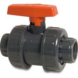 PVC Ball Valve 2 Inches (59.61 mm) 2x Female Thread