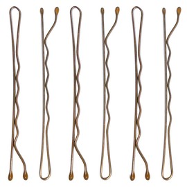 Conair Color Match Bobby Pins, Brunette, 1-Pack of 90-Pieces