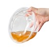FULING 32 oz. 150 Sets Clear Plastic Salad Bowls with